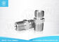 Colocaciones de tubo hidráulicas rectas masculinas durable de BSP/de BSPT colocaciones de la llamarada de 60 grados
